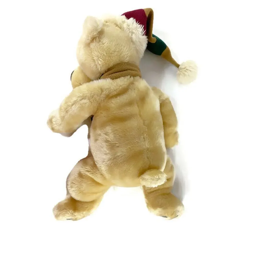 Winter Teddy Bear Brown With Stocking Hat and Scarf Large 22